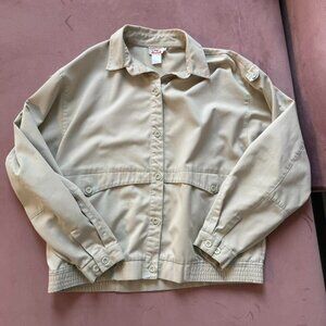 Beige Oversized Jacket